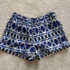 J Crew Blue and White Women's Shorts